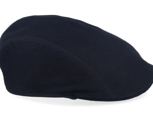 Flat Caps-Wigéns Ivy Modern Cap Black Flat Cap -