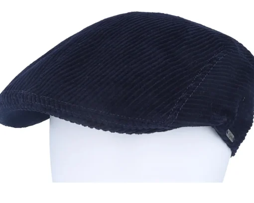 Fashion Wigéns Ivy Modern Cap Navy Flat Cap -