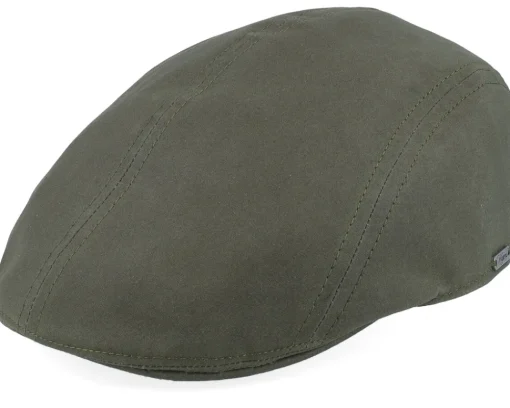Flat Caps-Wigéns Ivy Modern Cap Olive Flat Cap -