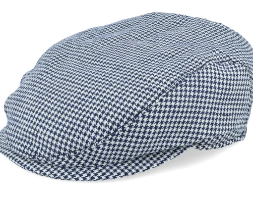 Flat Caps-Wigéns Ivy Slim Cap 409 Navy Flat Cap -