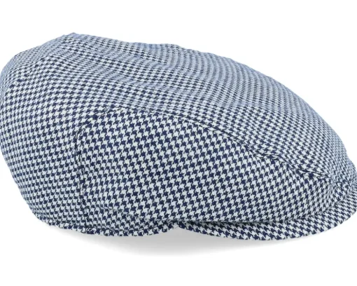 Flat Caps-Wigéns Ivy Slim Cap 409 Navy Flat Cap -