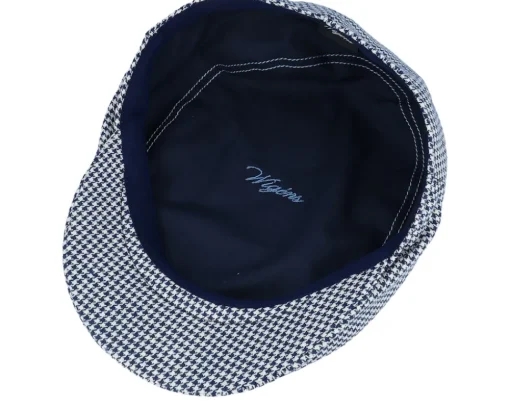 Flat Caps-Wigéns Ivy Slim Cap 409 Navy Flat Cap -