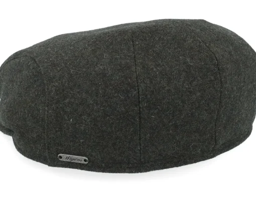 Best Wigéns Ivy Slim Cap Ear Flap Olive Melange Flat Cap -