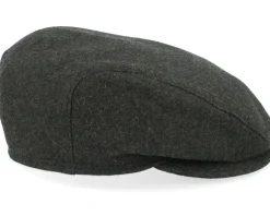 Best Wigéns Ivy Slim Cap Ear Flap Olive Melange Flat Cap -