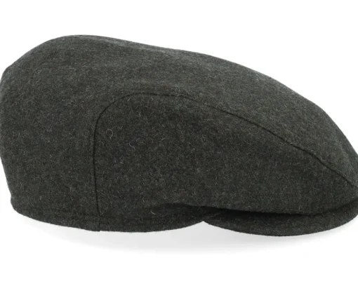 Best Wigéns Ivy Slim Cap Ear Flap Olive Melange Flat Cap -