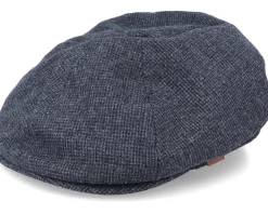 Flat Caps-Barts Jamaica Anthracite Flat Cap -