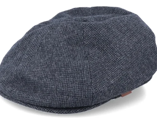 Flat Caps-Barts Jamaica Anthracite Flat Cap -