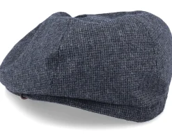 Flat Caps-Barts Jamaica Anthracite Flat Cap -