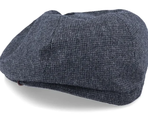 Flat Caps-Barts Jamaica Anthracite Flat Cap -