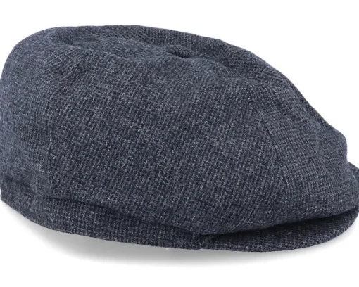 Flat Caps-Barts Jamaica Anthracite Flat Cap -