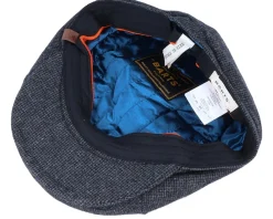 Flat Caps-Barts Jamaica Anthracite Flat Cap -