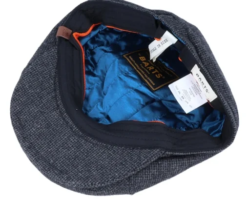 Flat Caps-Barts Jamaica Anthracite Flat Cap -