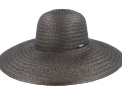 Straw Hat | Sun Hat-Brixton Janae Black Sun Hat -