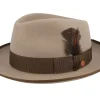 Fashion Mayser Jannes Wool Step/Brown Fedora -