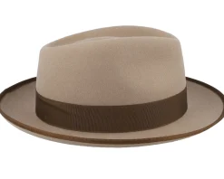 Fashion Mayser Jannes Wool Step/Brown Fedora -