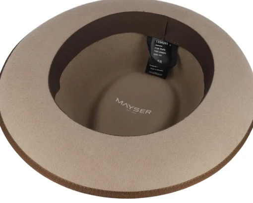 Fashion Mayser Jannes Wool Step/Brown Fedora -