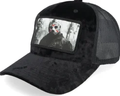 Velvet Caps-Scenes Jayson Killer Velvet Black/Black A-frame Trucker -