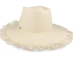Outlet Brixton Jo Frayed Honey Fedora Straw Hat -