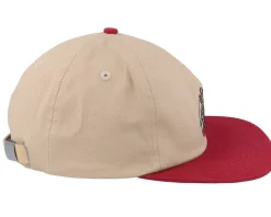 Skate-Santa Cruz Joshua Tree Dot Cap Oat/Blood Strapback -