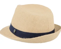 Trilby Hats-Jaxon & James Jute Tan Trilby -