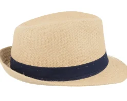 Trilby Hats-Jaxon & James Jute Tan Trilby -