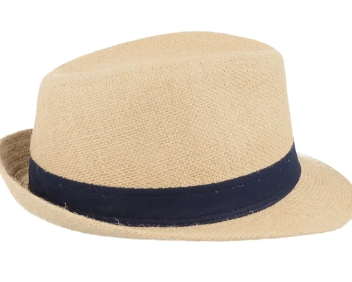 Trilby Hats-Jaxon & James Jute Tan Trilby -