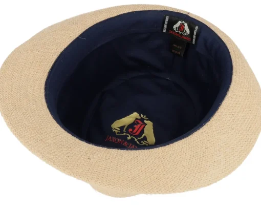 Trilby Hats-Jaxon & James Jute Tan Trilby -