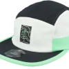 New Kumo Kanji Box Cloud Cloudfit White/Black/Teal 5-panel -