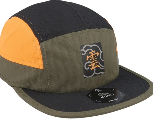 5-Panel-Kumo Kanji Box Cloud Cloudfit Olive/Black/Orange 5-Panel -