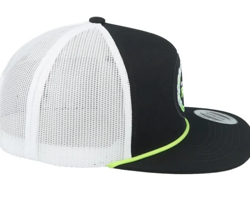 Snapback-Fox Kawasaki Black/White Rope Snapback Trucker -
