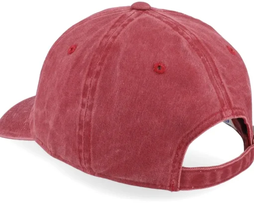 Dad Cap-American Needle KC All Nations Archive Nl Dark Red Dad Cap -