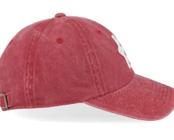 Dad Cap-American Needle KC All Nations Archive Nl Dark Red Dad Cap -