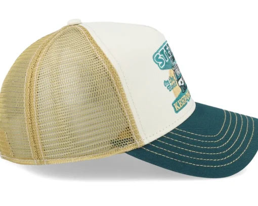 Trucker-Stetson Keep On Trucking Green/Sand Trucker -
