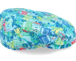 Flat Caps-Stetson Kent Cotton Vanlife Blue Flat Cap -