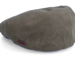 Flat Caps-Stetson Kent Ef Outdoor Olive Earflap Flat Cap -