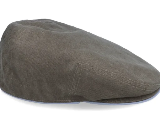 Flat Caps-Stetson Kent Ef Outdoor Olive Earflap Flat Cap -