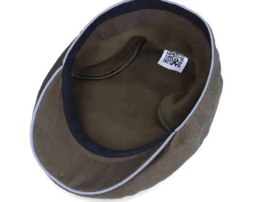 Flat Caps-Stetson Kent Ef Outdoor Olive Earflap Flat Cap -