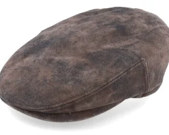 Fashion Stetson Kent Ef Pigskin Brown Earflap Flatcap -