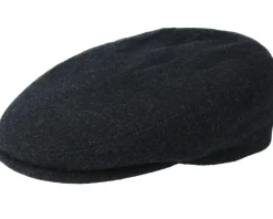 New Stetson Kent Wool/Cashmere Black Flat Cap -