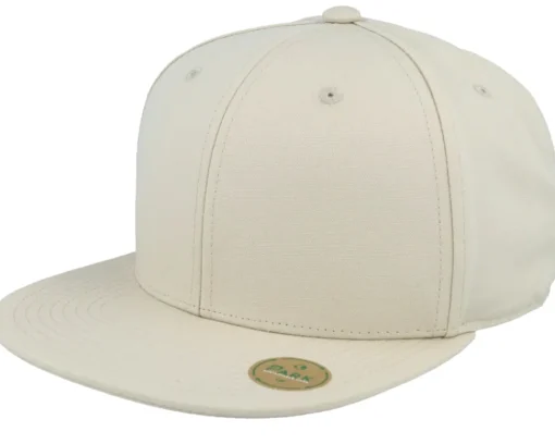 Organic Caps-Park Khaki Sustainable Snapback - Beige