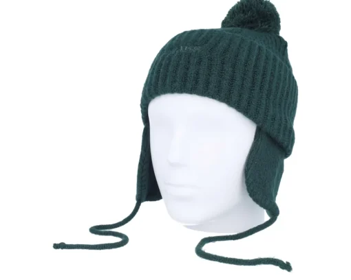 Skate-Vans Kids 66 Earflap Beanie Gables Pom - Green