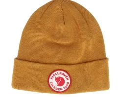 Cuff Beanies-Fjällräven Kids 1960 Logo Hat Acorn Cuff - Yellow