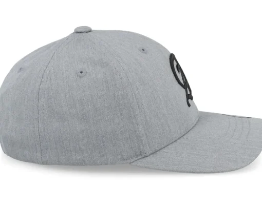 Adjustable-Kiddo Cap Kids A Letter 3d Heather Adjustable - Grey