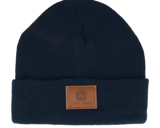 Sale John Deere Kids Acrylic Knit Beanie Navy Cuff -