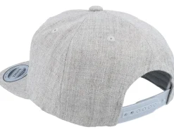 Snapback-Kiddo Cap Kids Alice Engraved Patch Heather Snapback - Grey
