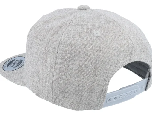 Snapback-Kiddo Cap Kids Alice Engraved Patch Heather Snapback - Grey