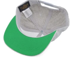 Snapback-Kiddo Cap Kids Alice Engraved Patch Heather Snapback - Grey