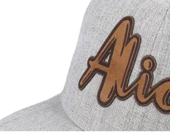 Snapback-Kiddo Cap Kids Alice Engraved Patch Heather Snapback - Grey