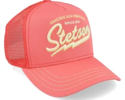 Sale Stetson Kids American Heritage Classic Salmon Trucker - Red