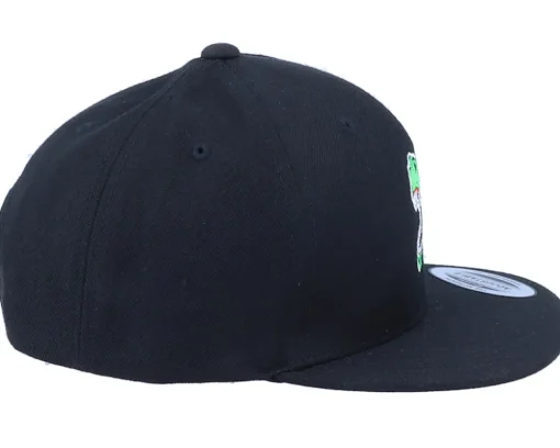 Best Kiddo Cap Kids Angry Dinosaur T-Rex Black Snapback -